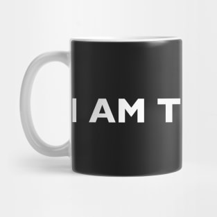 I AM THE STIG - English White Writing Mug